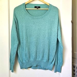Mossimo aqua lightweight sweater (M)